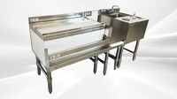 NSF Stainless S Combination Cocktail Station 60 ins FS301218