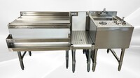 NSF Stainless S Combination Cocktail Station 60 ins FS301218