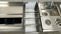 NSF 72 ins Stainless S Combination Cocktail Station FS30121812