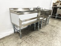NSF 72 ins Stainless S Combination Cocktail Station FS30121812