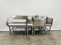 NSF 72 ins Stainless S Combination Cocktail Station FS30121812
