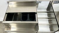 NSF 60 ins Stainless S Combination Cocktail Station FS24121212