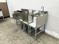 NSF 60 ins Stainless S Combination Cocktail Station FS24121212
