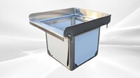 77 ins food truck 3+1 Compartment Sink SK-77-HS+C3