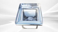 77 ins food truck 3+1 Compartment Sink SK-77-HS+C3