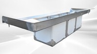 77 ins food truck 3+1 Compartment Sink SK-77-HS+C3