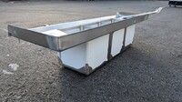 77 ins food truck 3+1 Compartment Sink SK-77-HS+C3
