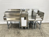 NSF Stainless S Combination Cocktail Station 60 ins FS24UH121212