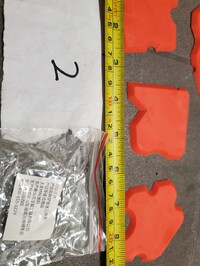 [Parts] Orange Rubber Shovel Three Sets
