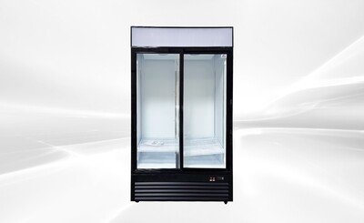 NSF 44 ins Double Sliding Door Upright Cooler GSC-35