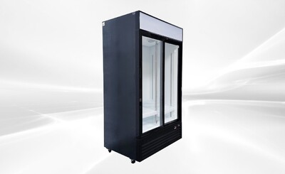 NSF 44 ins Double Sliding Door Upright Cooler GSC-35