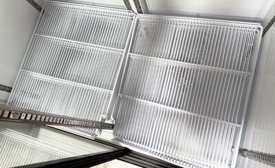 NSF 44 ins Double Sliding Door Upright Cooler GSC-35