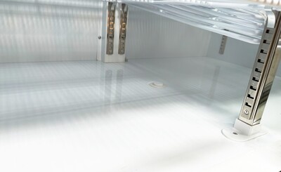 NSF 44 ins Double Sliding Door Upright Cooler GSC-35