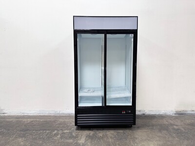 NSF 44 ins Double Sliding Door Upright Cooler GSC-35