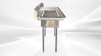 HN-C3T101410-12LR 54 ins Stainless Steel 3 Compartment Sink NSF