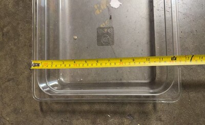[Parts] Plastic Food Tray 1/1 22*12*3 ins