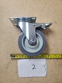 [Parts] D55R-GS2 Swivel Wheels With Brake 4×1 1/4