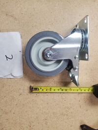 [Parts] D55R-GS2 Swivel Wheels With Brake 4×1 1/4