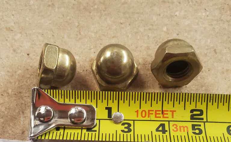 [Parts] Brass Round Screw Cap /Nut