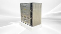NSF Stainless Steel Three Drawer Food Warmer HW-3P