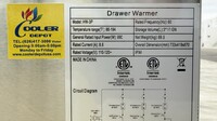 NSF Stainless Steel Three Drawer Food Warmer HW-3P