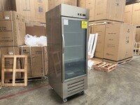 NSF Glass Door Stainless Steel Commercial Freezer CD-29FG-1