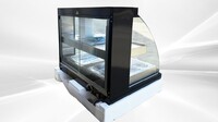 NSF Warmer Curved Front Open Glass Heated Display Case HWC-2PD