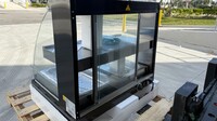 NSF Warmer Curved Front Open Glass Heated Display Case HWC-2PD