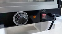 NSF Warmer Curved Front Open Glass Heated Display Case HWC-2PD
