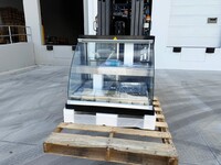 NSF Warmer Curved Front Open Glass Heated Display Case HWC-2PD