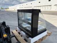 NSF Warmer Curved Front Open Glass Heated Display Case HWC-2PD