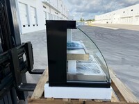 NSF Warmer Curved Front Open Glass Heated Display Case HWC-2PD