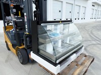 NSF Warmer Curved Front Open Glass Heated Display Case HWC-3PD