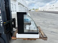NSF Warmer Curved Front Open Glass Heated Display Case HWC-3PD