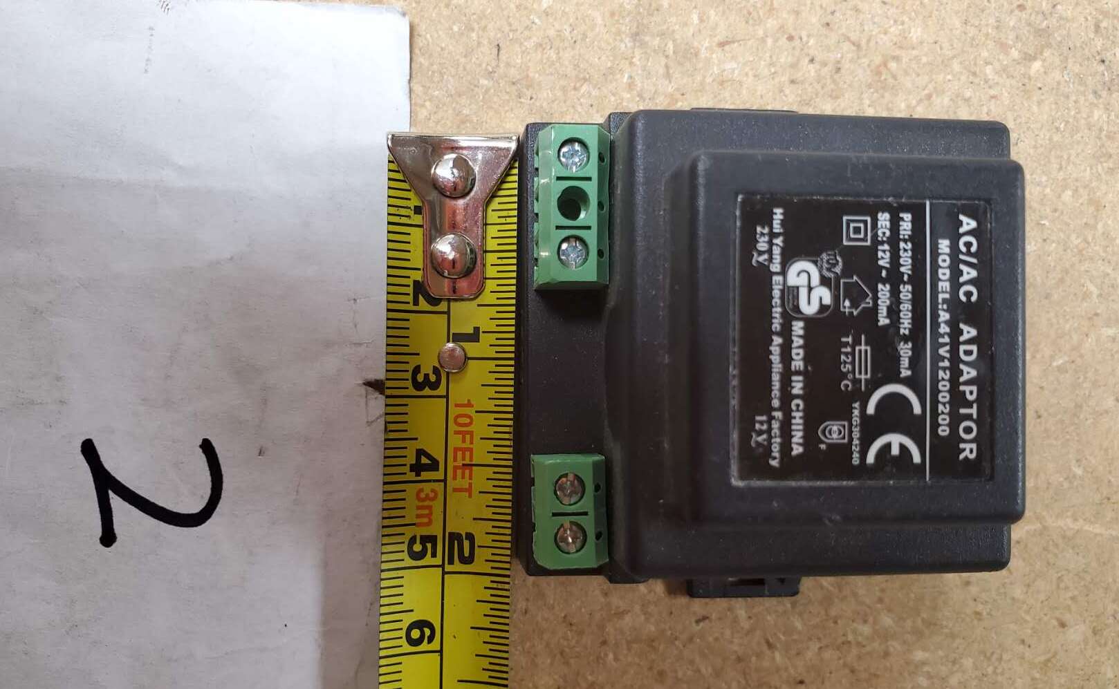 [Parts] LG-1000 Refrigerator Adaptor AC/AC ADAPTOR A41V1200200