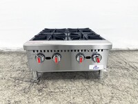 NSF 24 ins four burner hotplate HWS-4