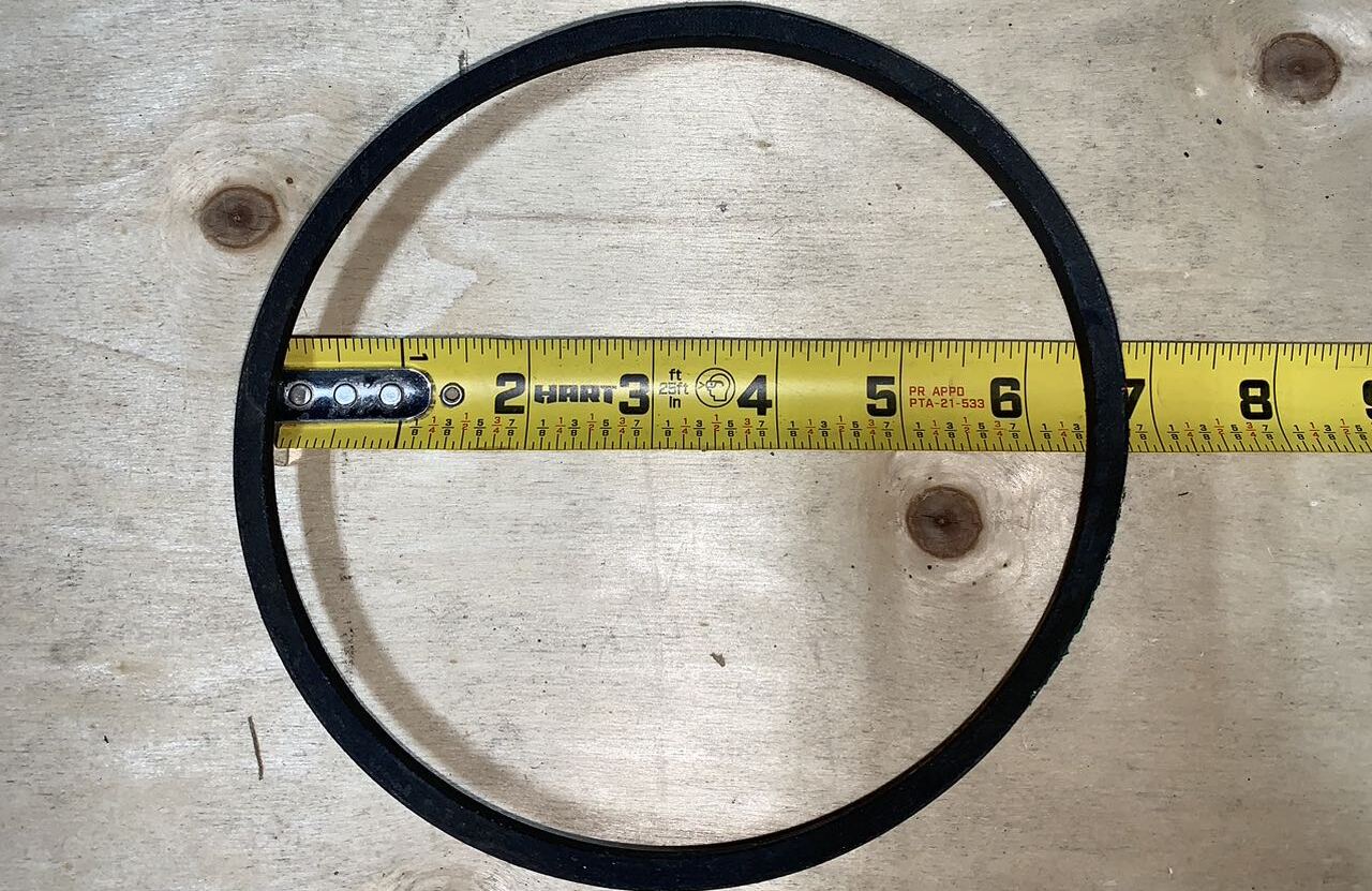 [Parts] HB-350 6 inches Meat Slicer Rubber Belt Small