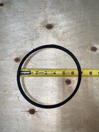 [Parts] HB-350 6 inches Meat Slicer Rubber Belt Small