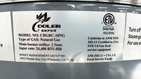 NSF 10L Restaurant Natural Gas Rice Cooker CDGRC-10NG