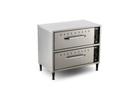 NSF Stainless Steel Two Drawer Food Warmer HW-2P