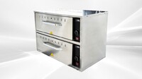 NSF Stainless Steel Two Drawer Food Warmer HW-2P