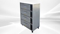 NSF Stainless Steel Four Drawer Food Warmer HW-4P