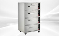 NSF Stainless Steel Four Drawer Food Warmer HW-4P
