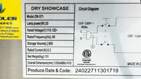 NSF 48 inches Dry Bakery Display Case Glass Showcase ZW-371