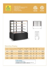 NSF 36 Ins Stainless steel Hot Show Case HW-271