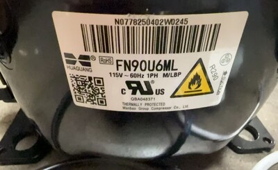 [Parts]HZB-90F Ice Machine Compressor FN90U6ML