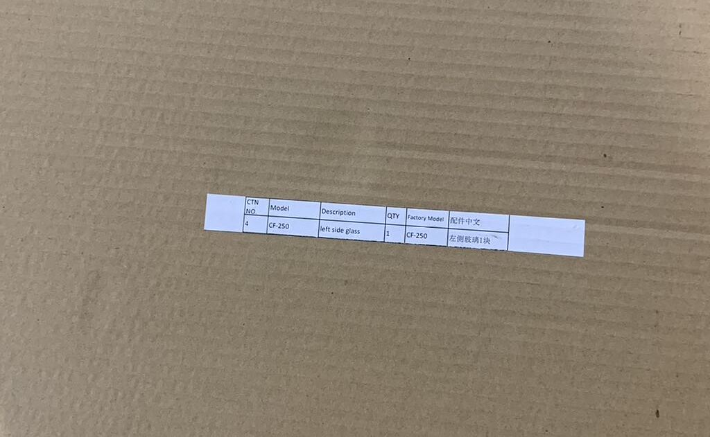 [Parts] CF-250 Left Side glass