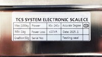 Digital Electric Weighing Platform Scale With LCD Screen ES100