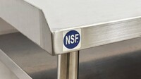 72x28 All SS Base Equipment Stand NSF HN-WT2872-4SLBR