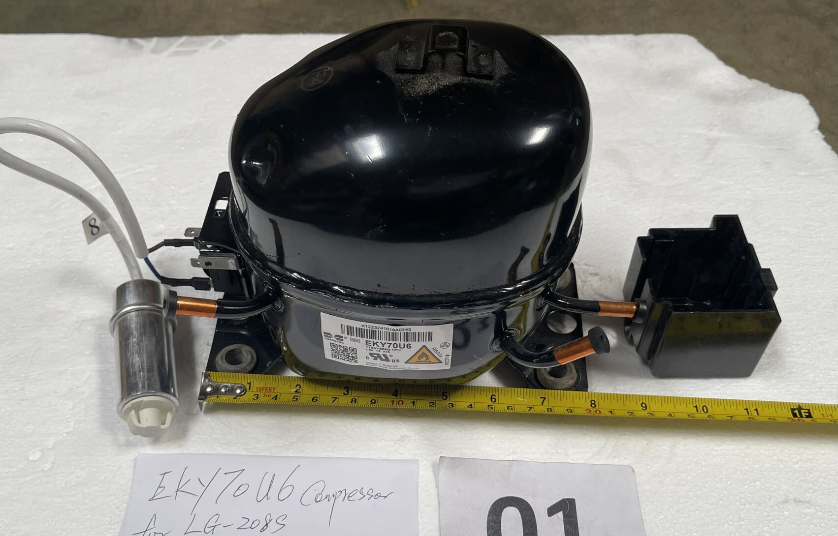 [Parts] LC-200A/LG-208S Refrigerator Compressor EKY70U6